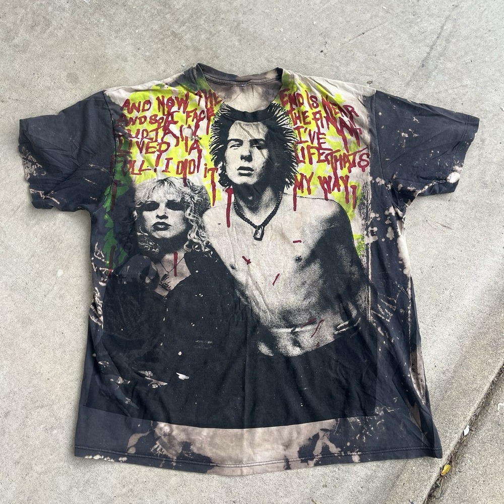 Rare 1990s Sid & Nancy Mosquitohead Shirt size L